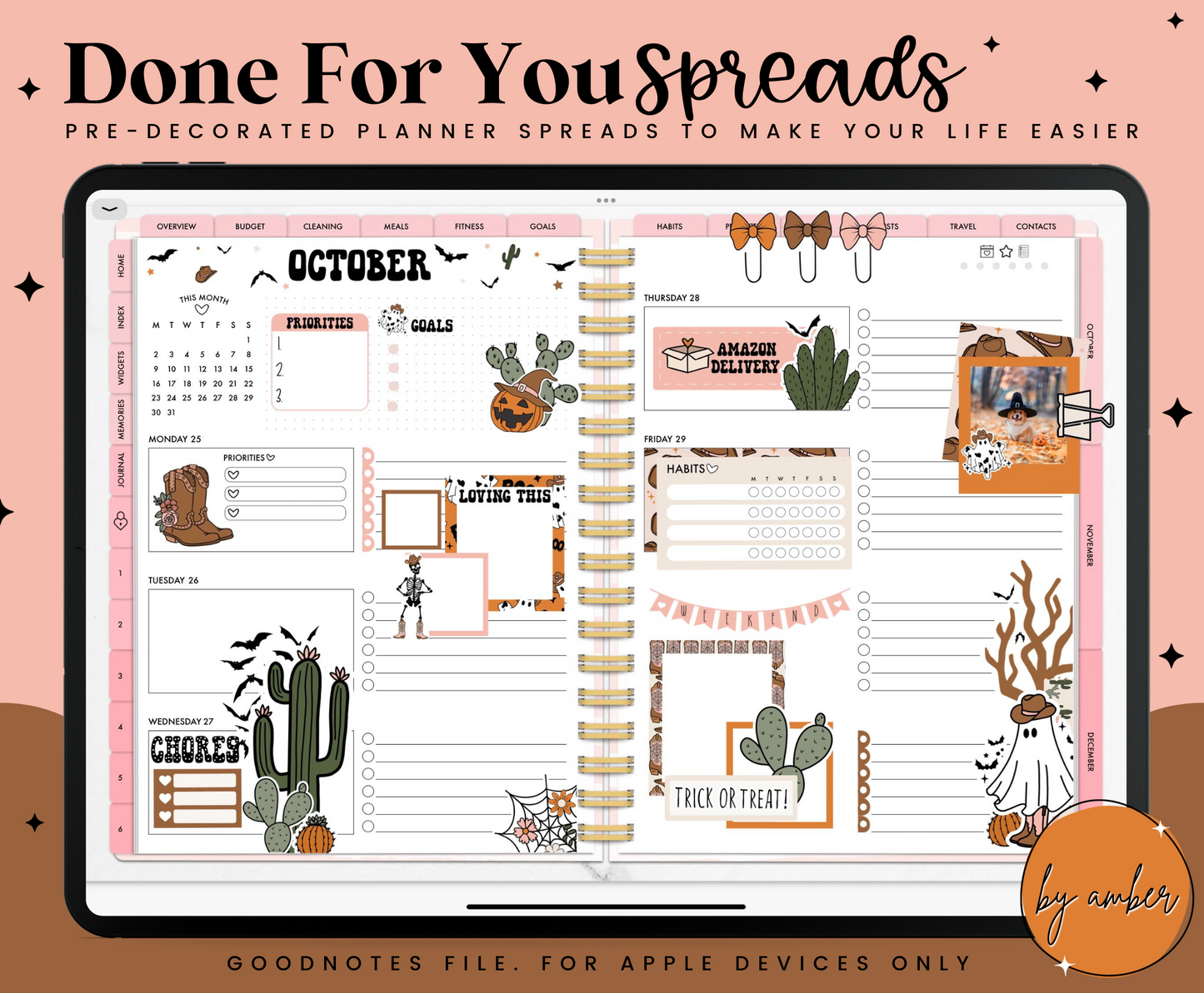 Western Halloween Weekly Done For You Spread