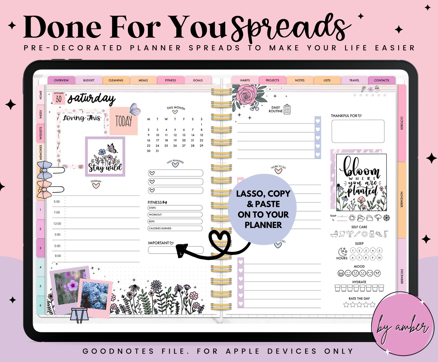 Wildflowers Daily Done For You Spread