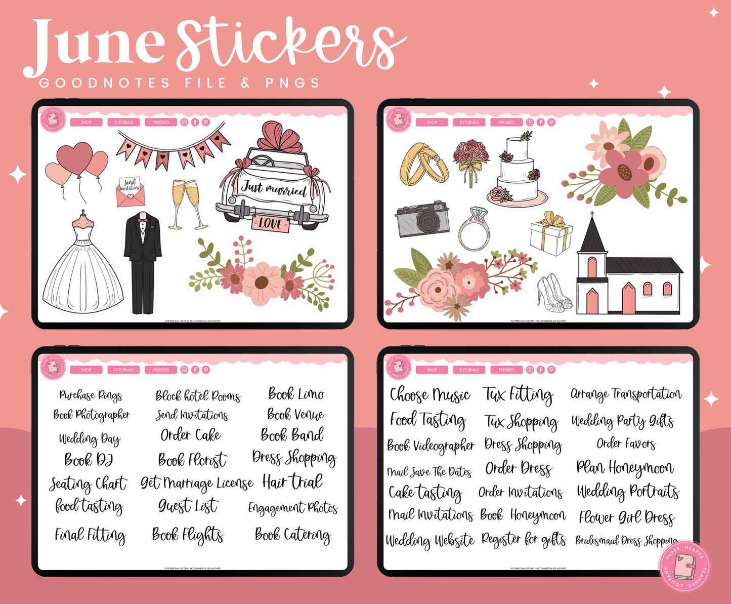 Wedding Stickers
