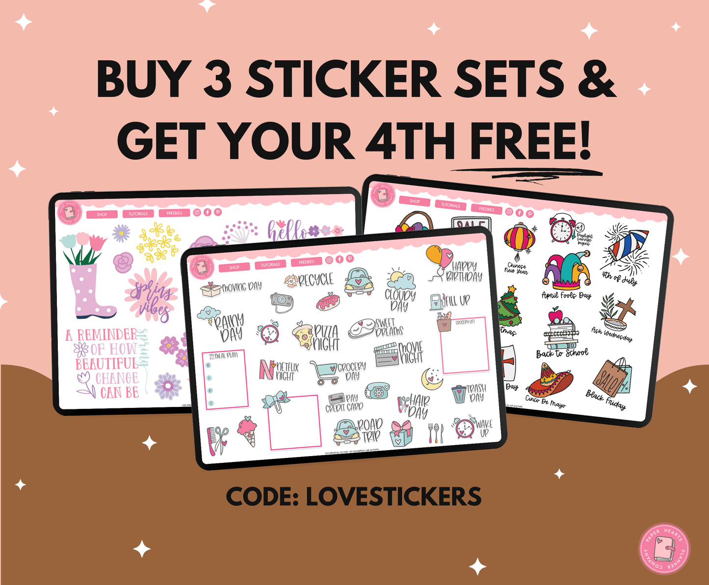Western Halloween Stickers