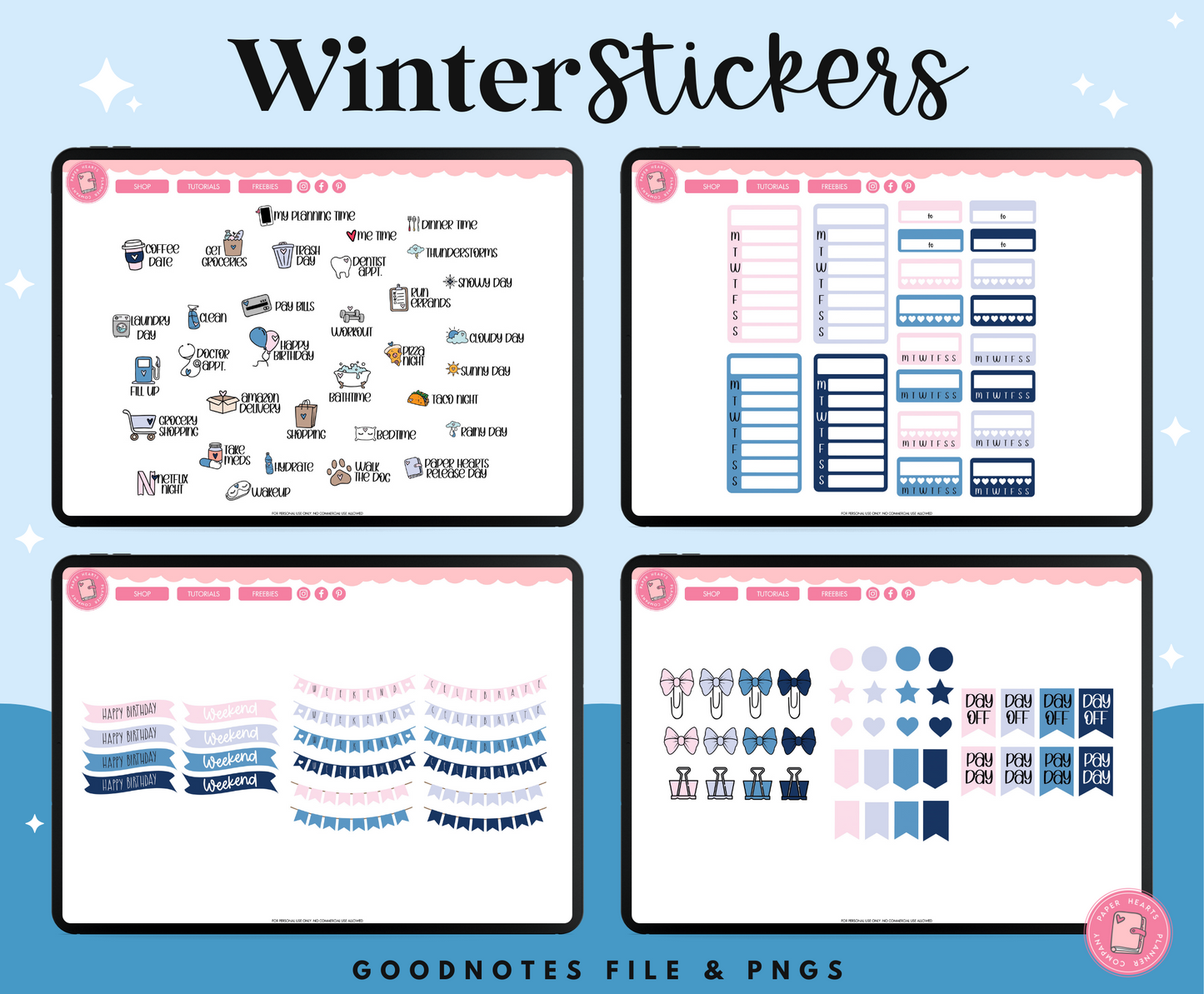 Winter Stickers