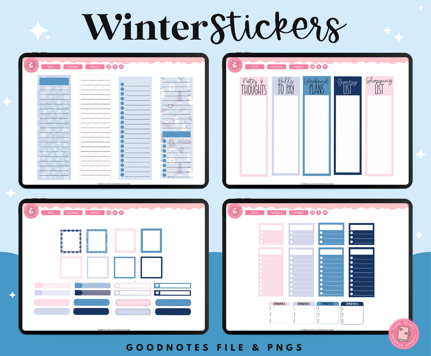 Winter Stickers