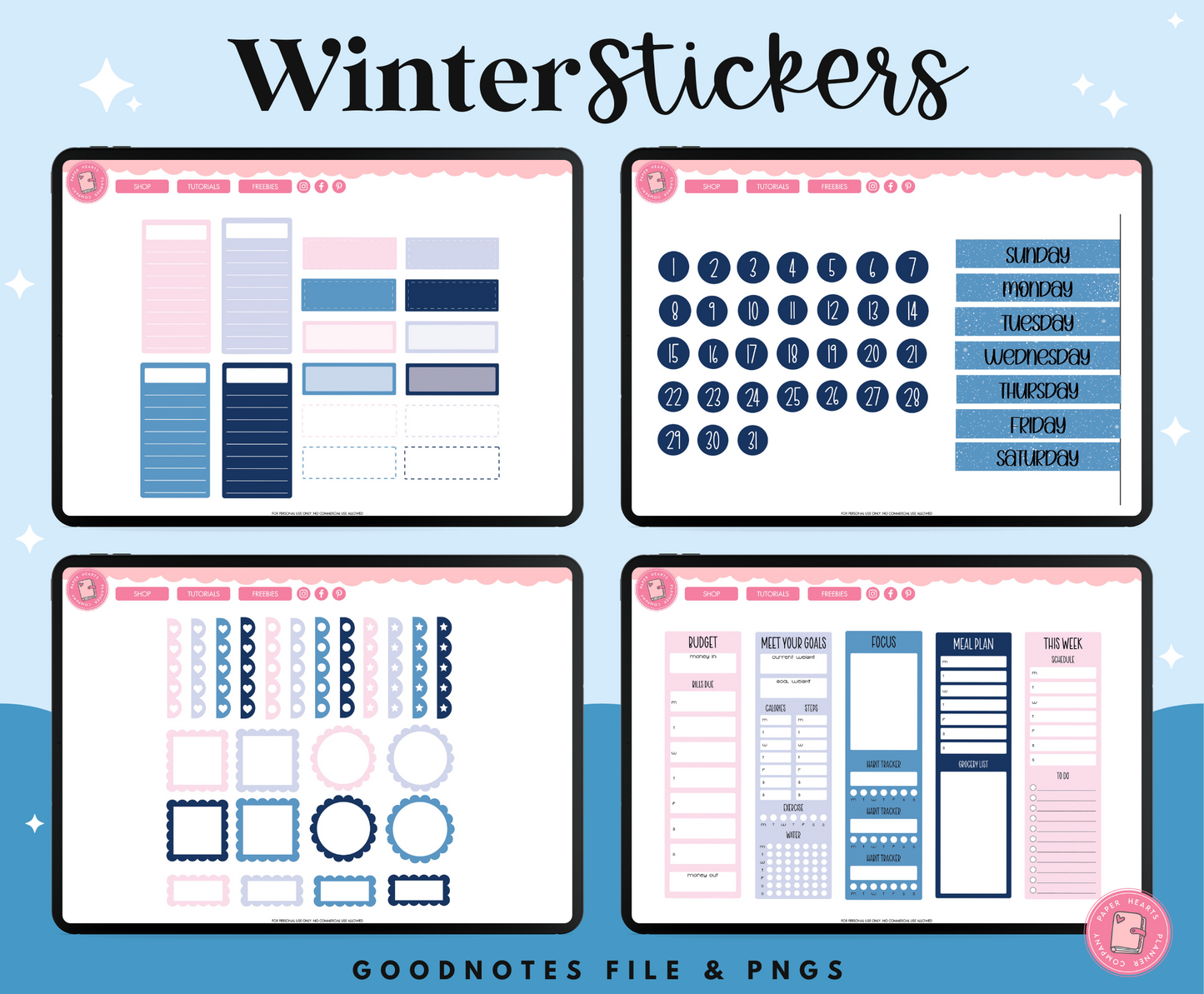 Winter Stickers