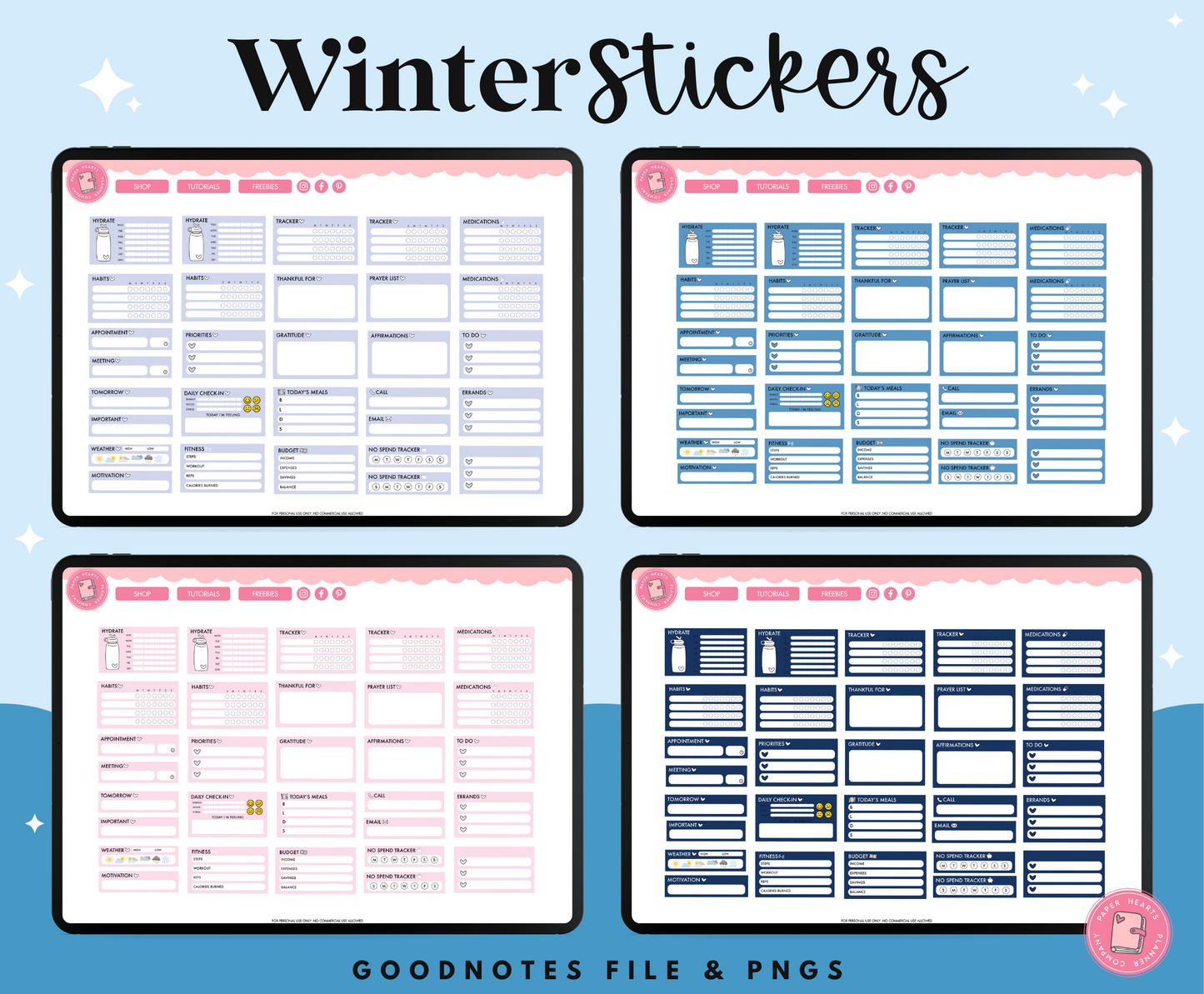 Winter Stickers