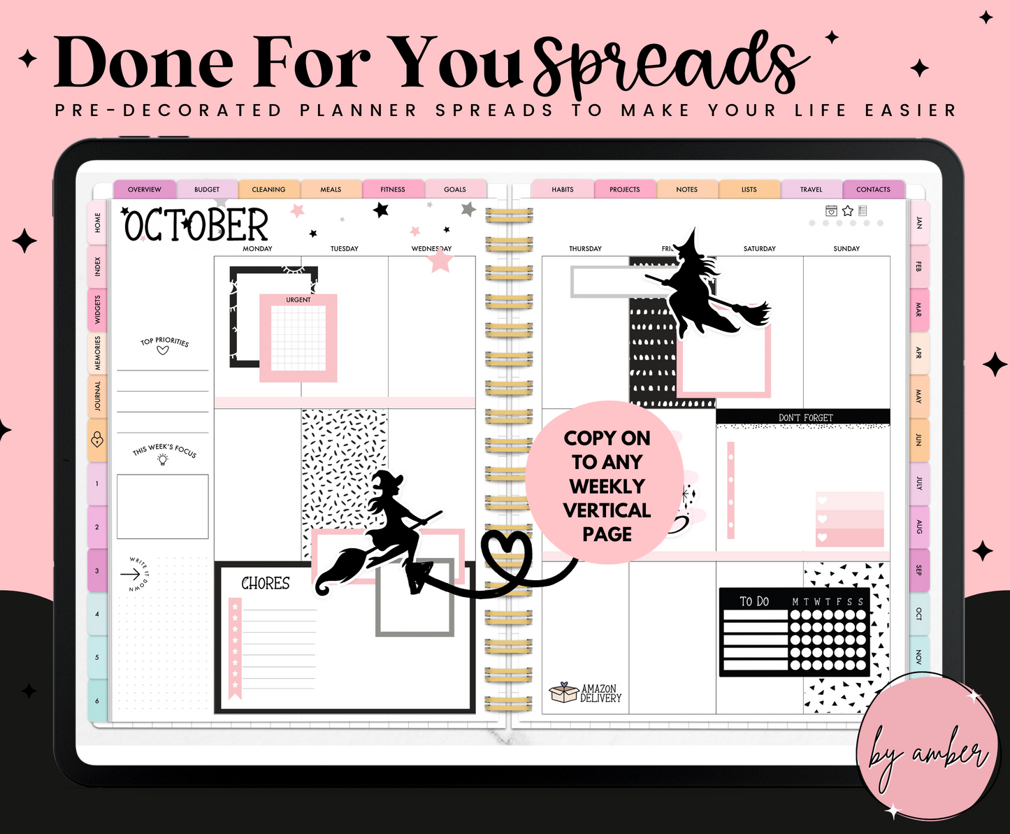 Witchy Weekly Vertical Done For You Spread