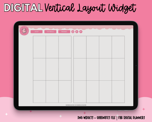 Vertical Layout Widget