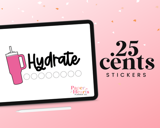 Hydrate Stanley Digital Sticker