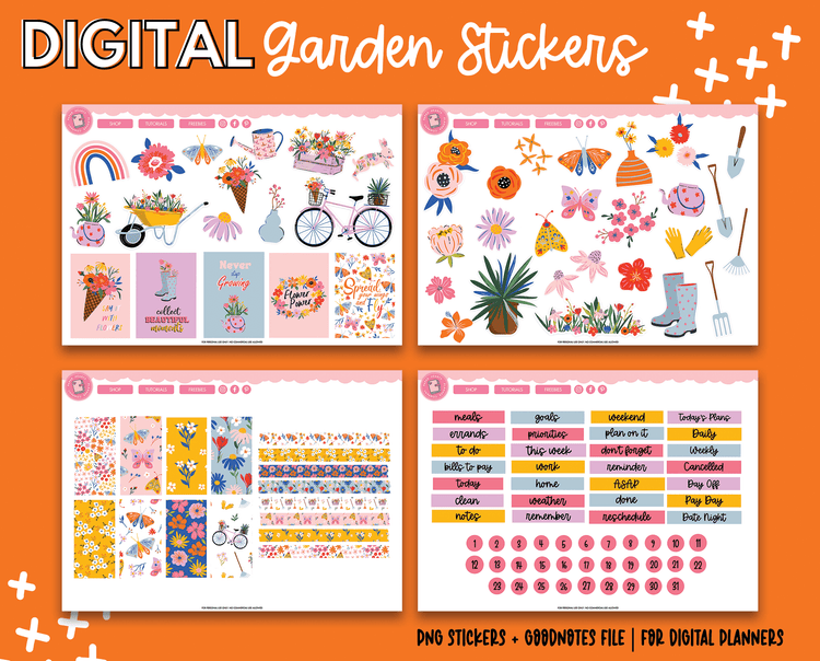 In The Garden Stickers