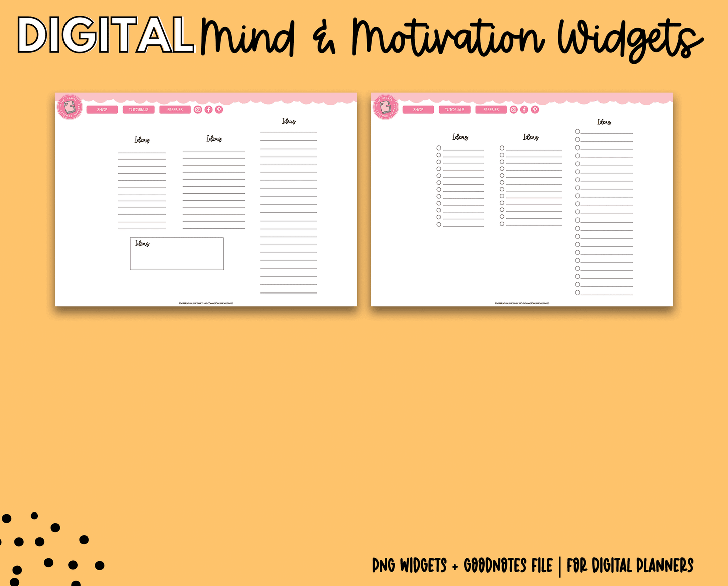 Mind & Motivation Widgets