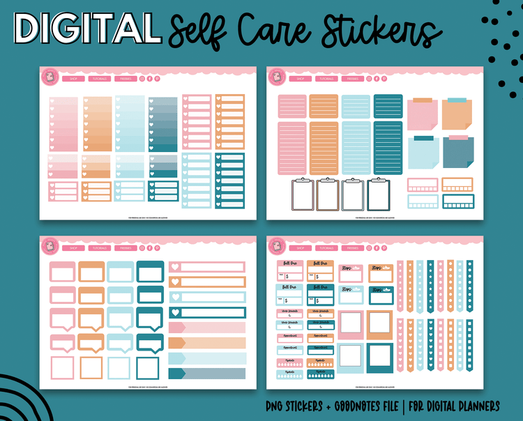 Self Care Stickers
