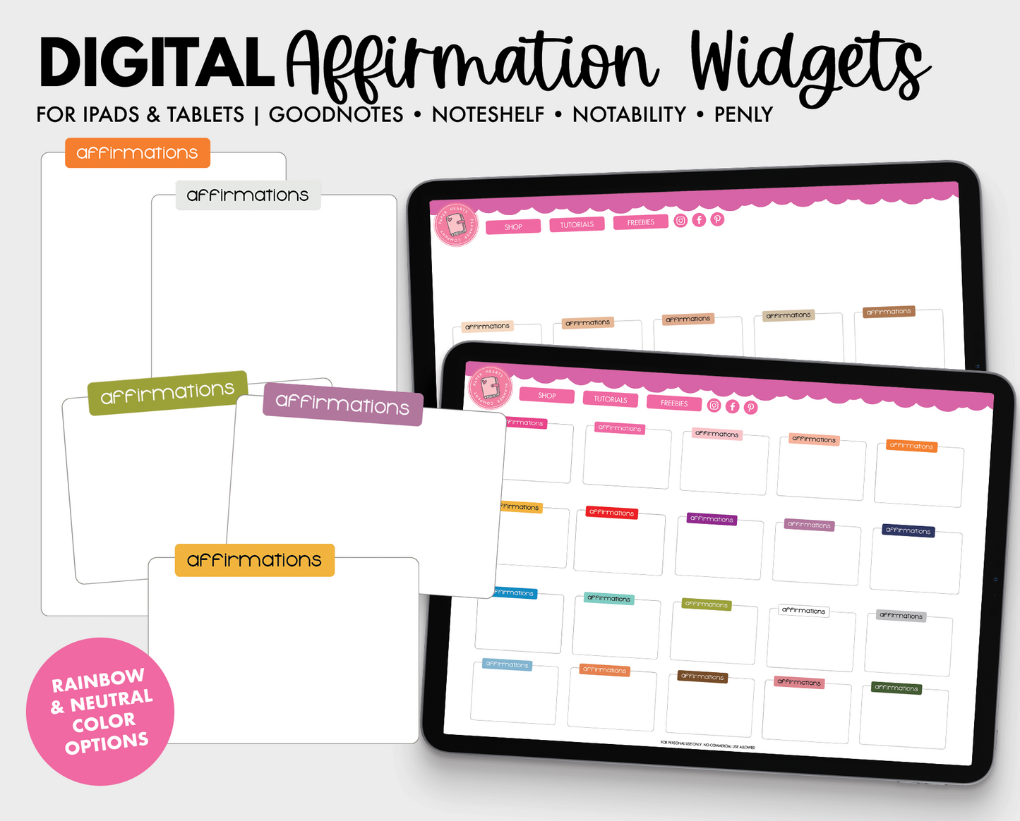 Affirmation Widgets