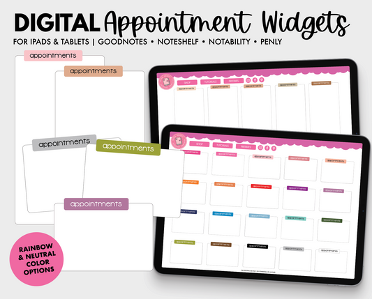 Appointment Widgets
