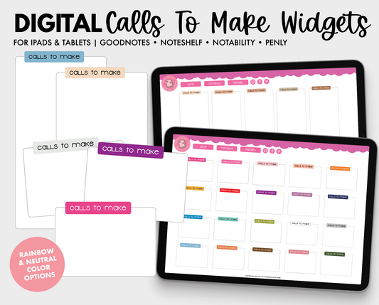 Calls To Make Widgets