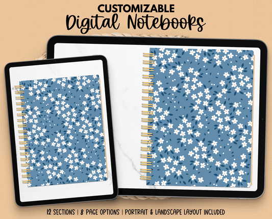 Daisy Blues Notebook
