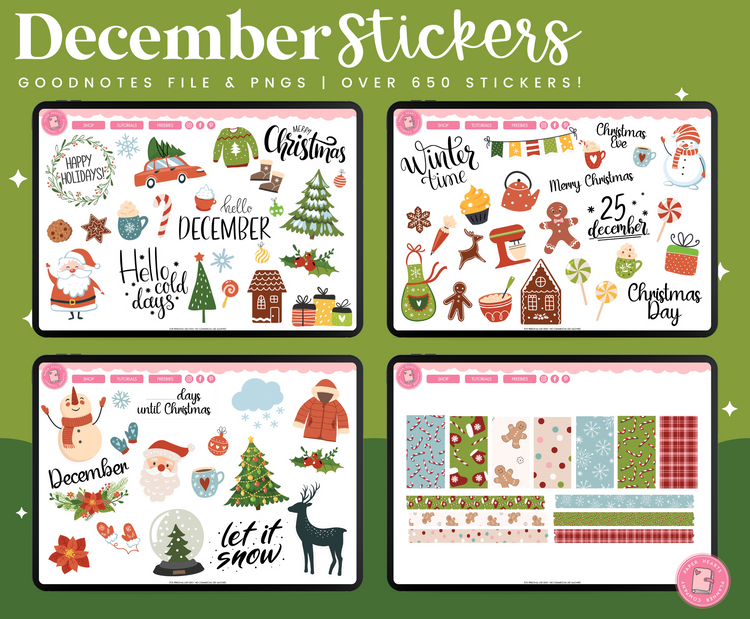 December 2022 Stickers