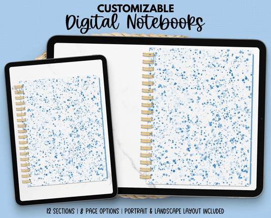 Drops of Blue Notebook