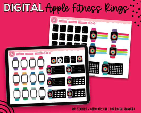 Apple Watch Fitness Rings Stickers