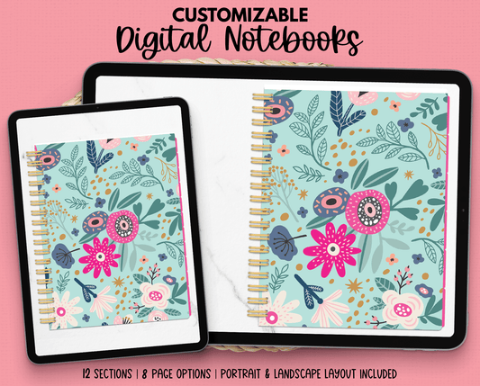 Floral Dreams Notebook