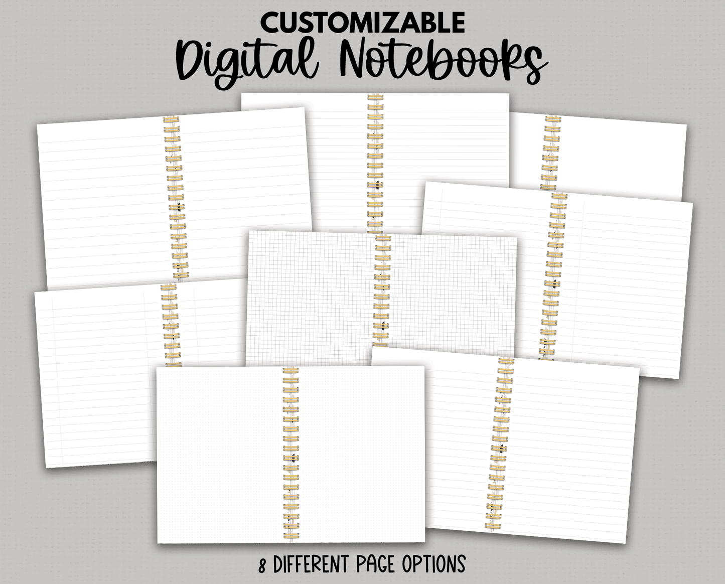 Gorgeous Grays Notebook