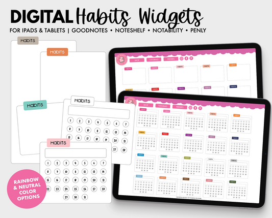 Habits Widgets