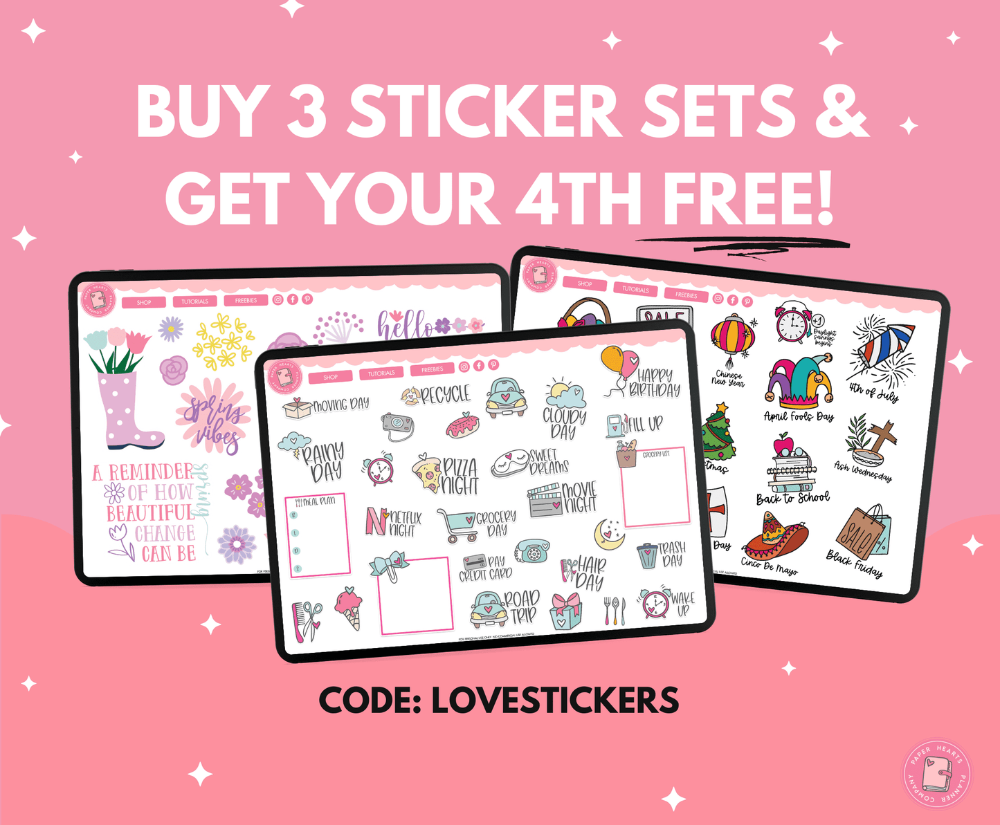 May 2023 Digital Stickers