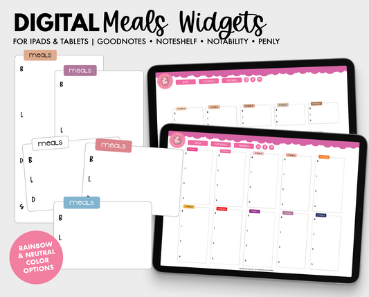 Meal Planning Widgets