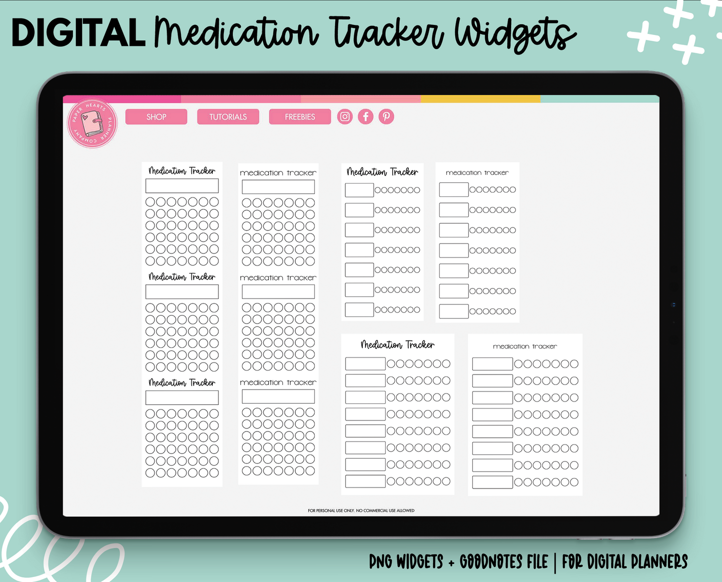 Medication Tracker Widgets