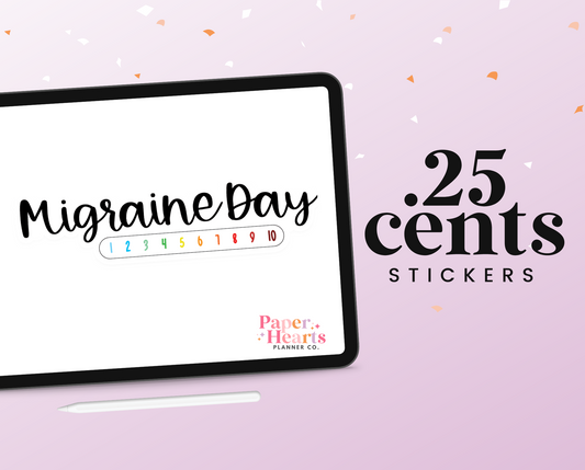 Migraine Day Digital Sticker