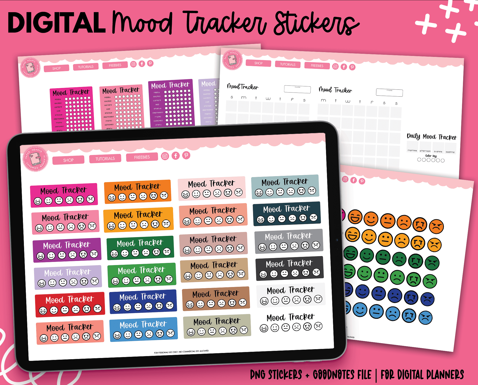 FREE MOOD TRACKER STICKERS SET