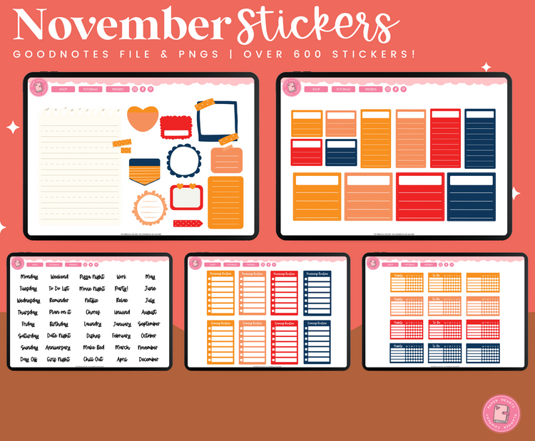 November Stickers