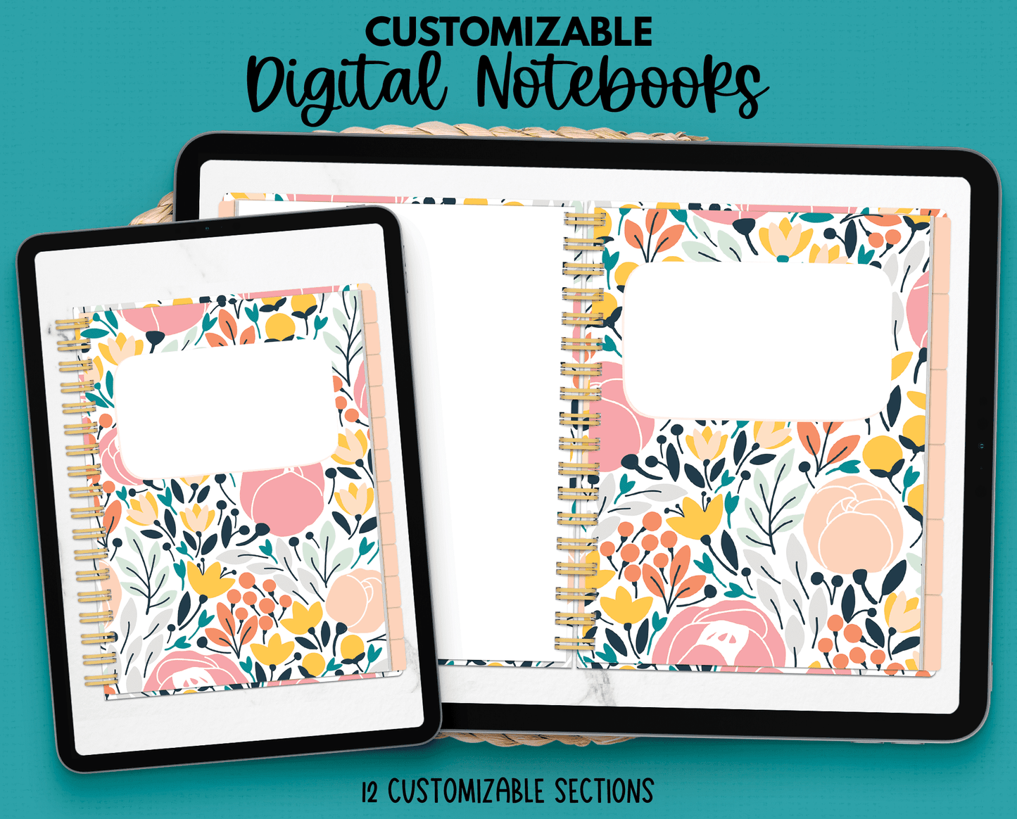 Pretty Peonies Notebook