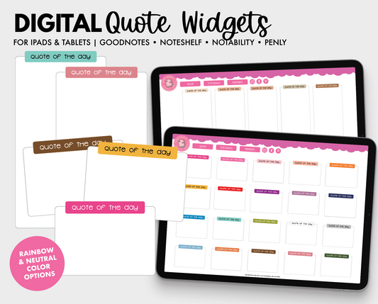 Quote Of The Day Widgets