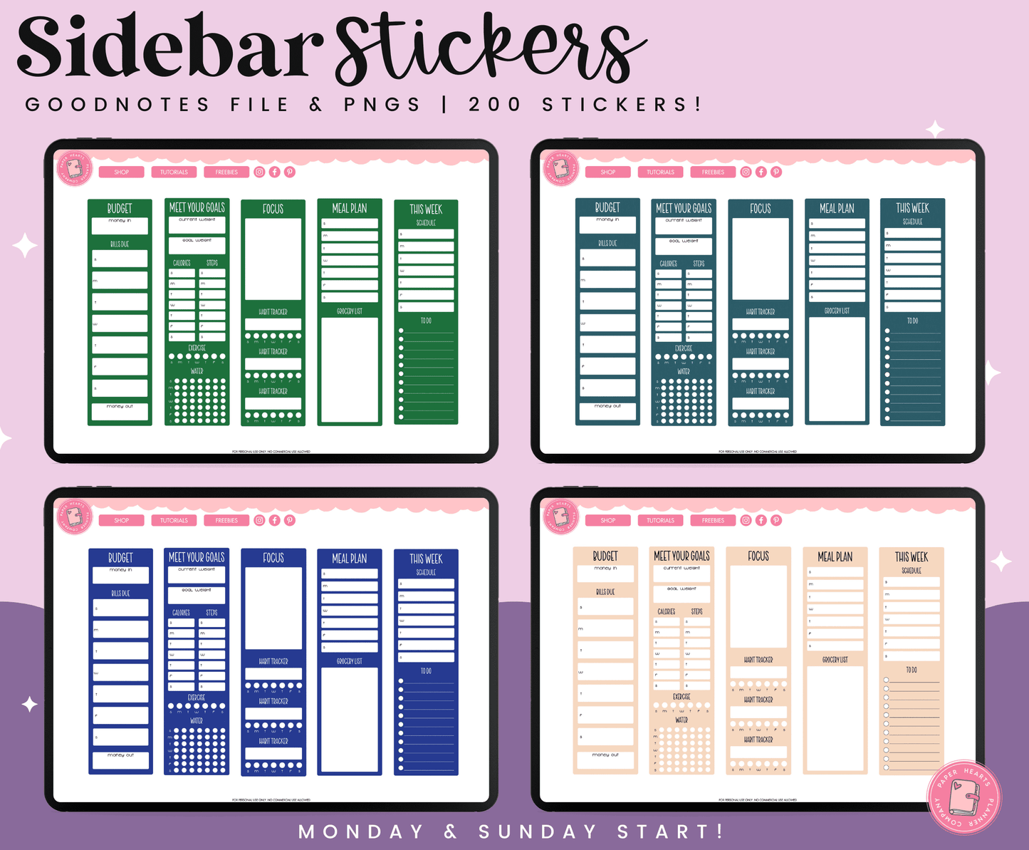 Sidebar Stickers