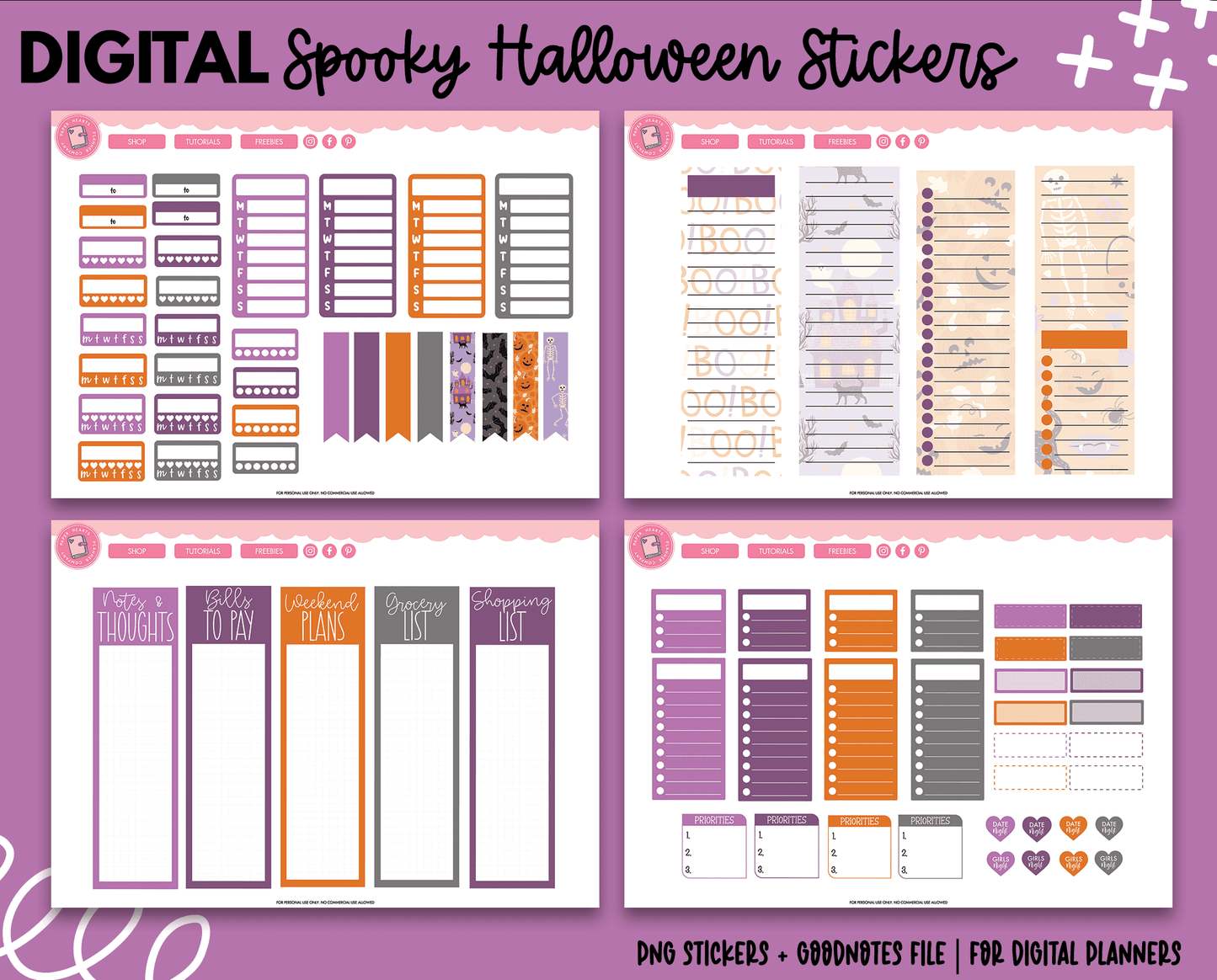 Spooky Halloween Stickers