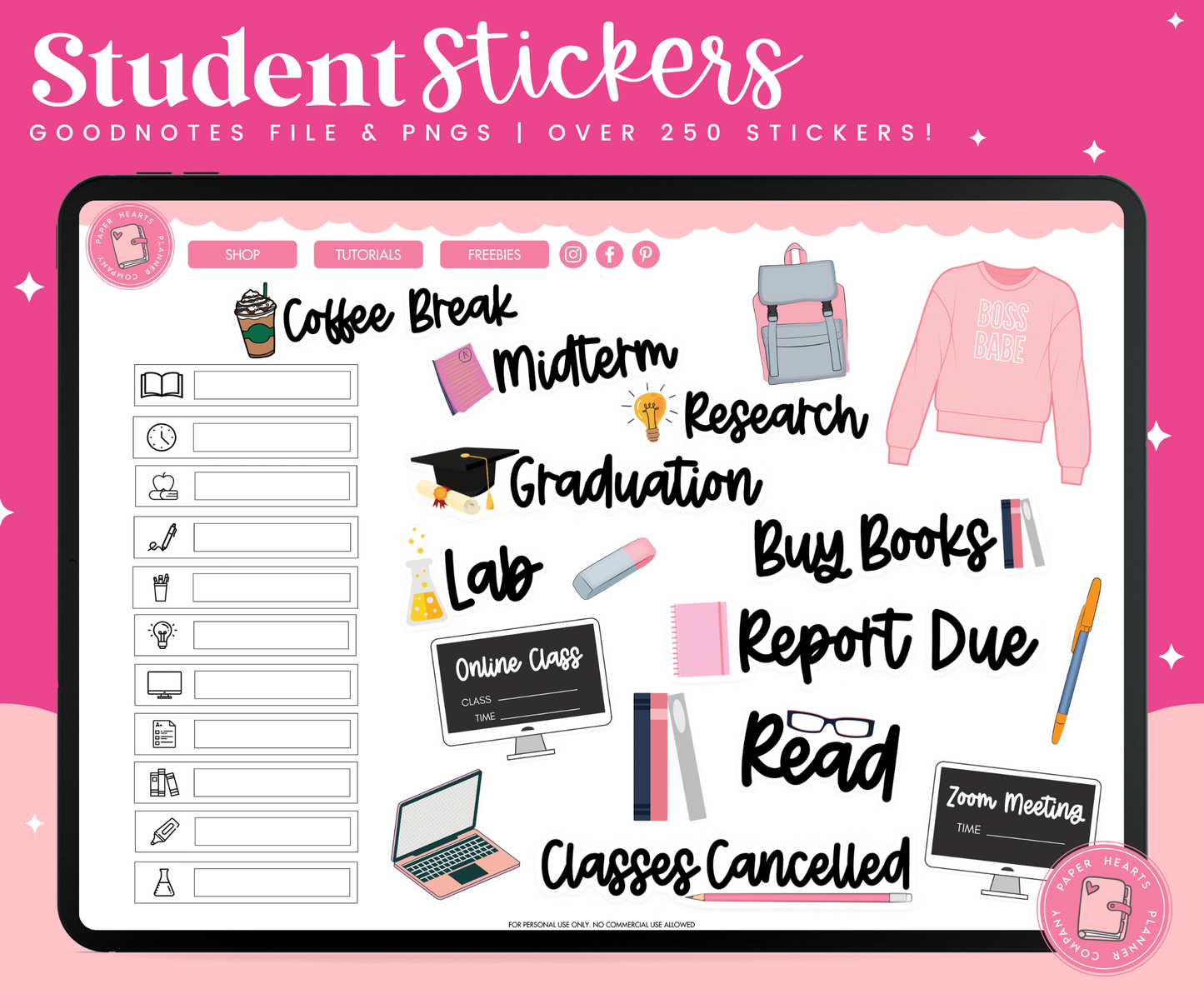 Student Stickers