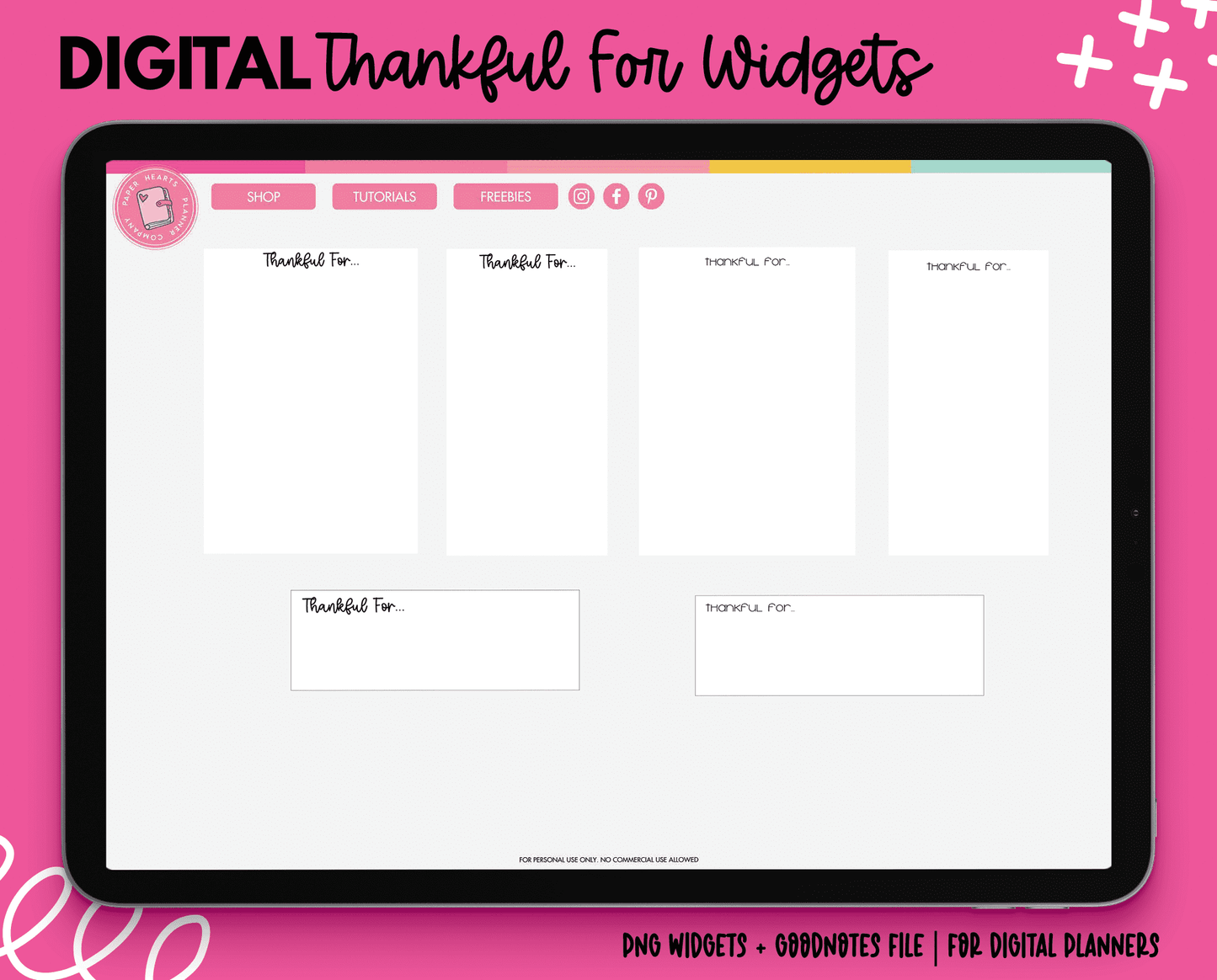 Thankful For Widgets