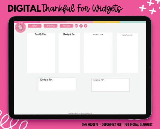 Thankful For Widgets