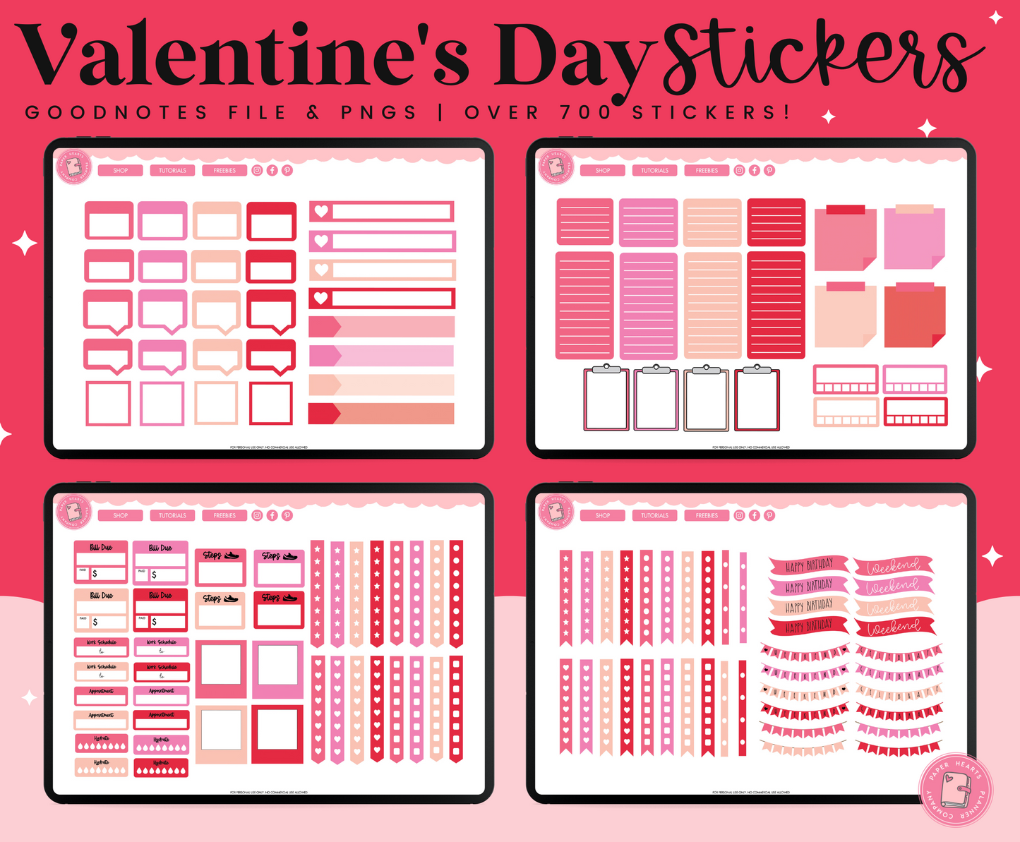 Valentine's Day Stickers