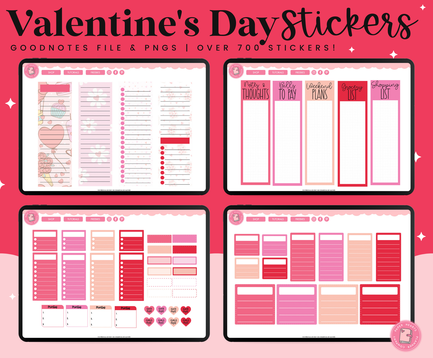 Valentine's Day Stickers