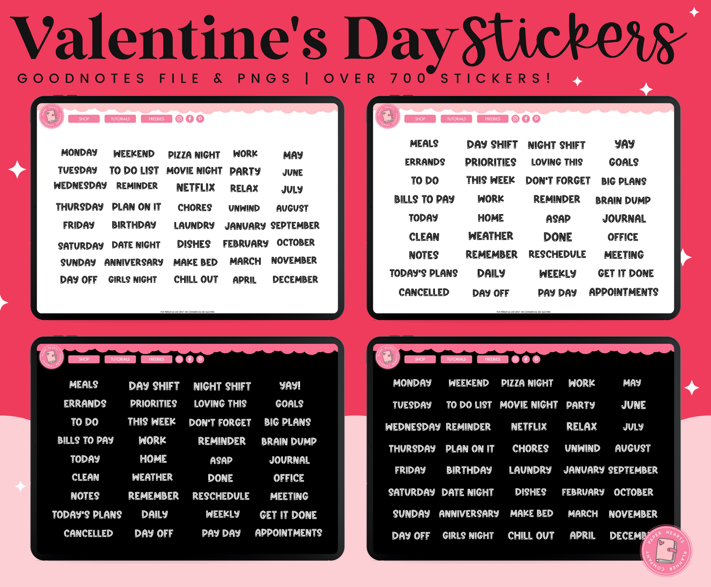 Valentine's Day Stickers