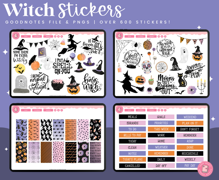 Witch Stickers