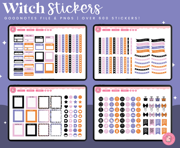 Witch Stickers