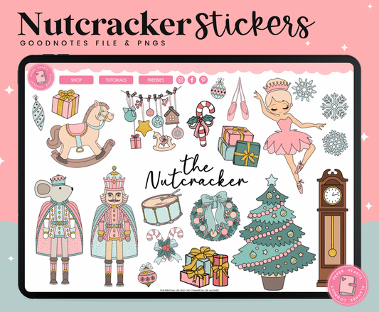 Christmas Nutcracker Stickers