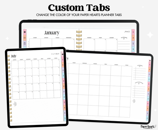 Girly Stickers All Colors Tabs