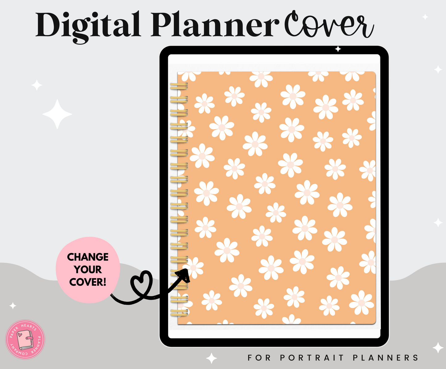 Orange Flowers Portrait Cover