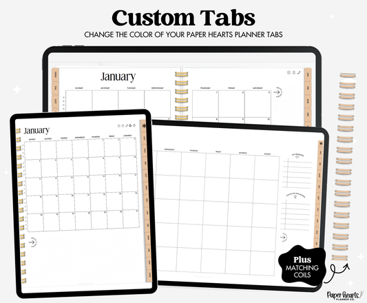 Light Tan Warm & Cozy Winter Tabs