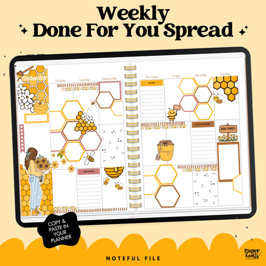 Honeybees Week 1 Done For You - Noteful Only