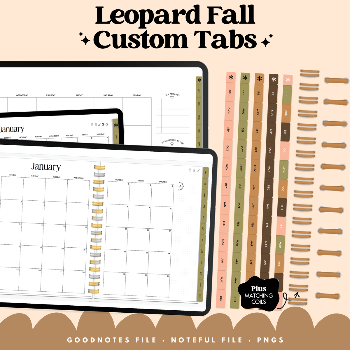 Leopard Fall Tabs