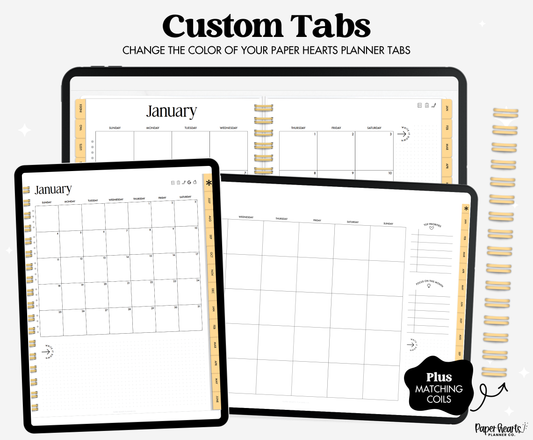 May Sunny Days Yellow Tabs