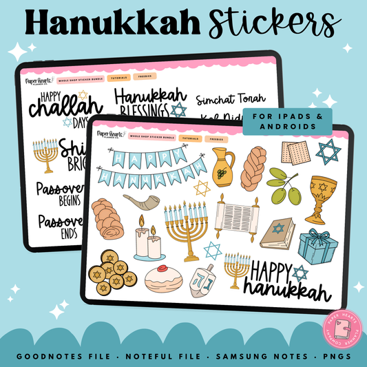 Hanukkah Stickers